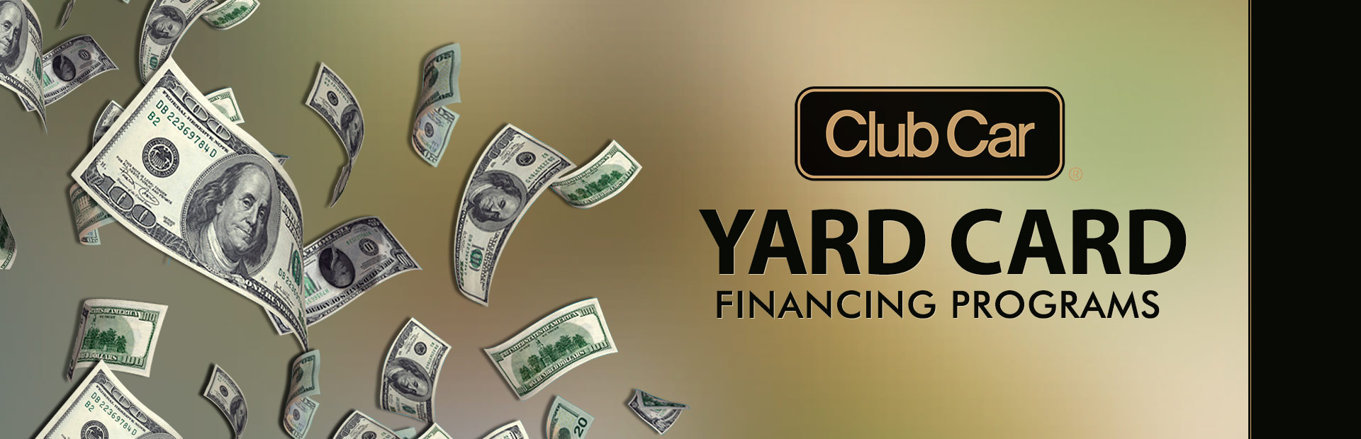 Club Car: Club Car – Yard Card Financing Programs